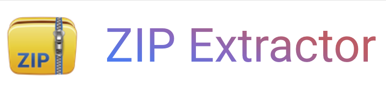 Zip Extractor Logo